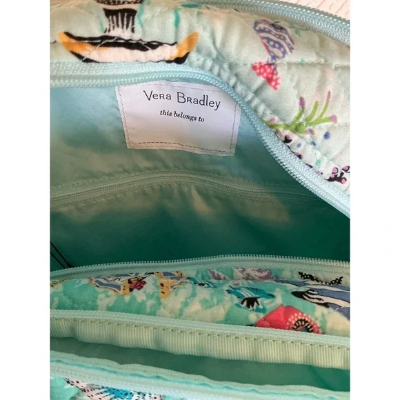 Vera Bradley Antilles Treasure LG Essential BP & MD Travel Cosmetic Bag NWT SET - Picture 10 of 16